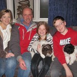 Kropiewnicki Family with Munchie and Angel
