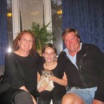 Yeatman Family with Bella - their new Havanese puppy